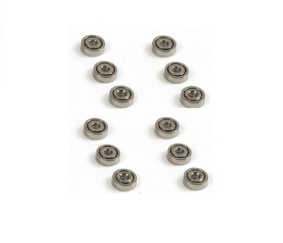 10 x 681 ZZ Miniatur Kugellager, 1 x 3 x 1 mm Radiallager