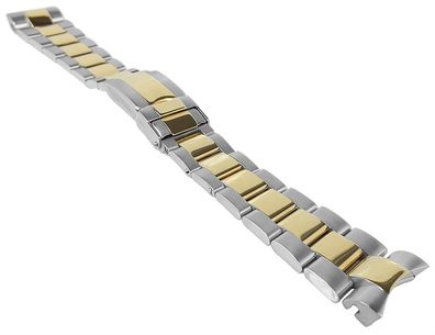 Uhrenarmband 20mm | Edelstahl bicolor | passend für RLX Uhren 34181