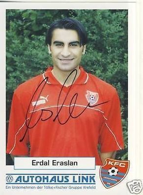 Erdal Eraslan KFC Uerdingen 2002/03 Autogrammkarte+ + A 69594