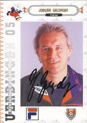 Jürgen Gelsdorf Bayer Uerdingen 1998-99 Autogrammkarte+ + A 69586