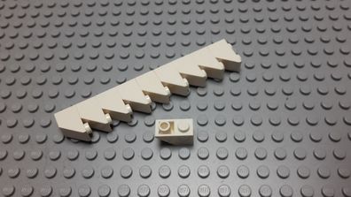 LEGO 20 x Dachstein Schrägstein althell grau Light Gray Slope 45 2x1 3040 