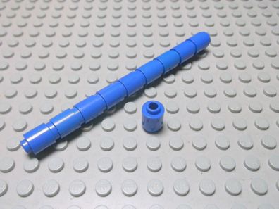 Lego 10 Rundsteine hohle blaue Steine 1x1 3062b Set 5533 7645 6055 1552