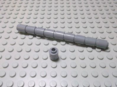 Lego 10 Rundsteine hohle neudunkelgrau Steine 1x1 3062b Set 3848 8893 7199 4184