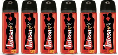 Intesa Unisex Ambra D´Arabia Parfum Deodorant Spray 6 x 125 ml