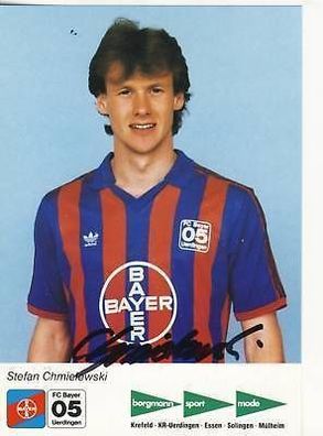 Stefan Chmielewsk Bayer Uerdingen 1987/88 Autogrammkarte+ + A 69736