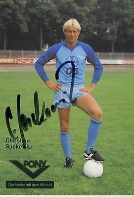 Christian Sackewitz Bayer Uerdingen 1983-84 TOP + A 69784
