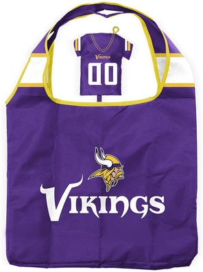 NFL Minnesota Vikings Einkaufsbeutel Shopping Bag Tasche Trikotform