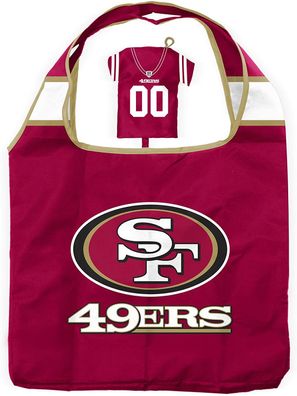 NFL San Francisco 49ers Einkaufsbeutel Shopping Bag Tasche Trikotform
