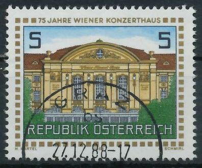 Österreich 1988 Nr 1937 gestempelt X23F636