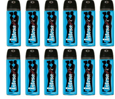 Intesa Unisex Guarana Deodorant Spray 12 x 125 ml