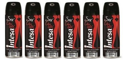 Intesa Unisex Sextreme Deodorant Spray 6 x 125 ml