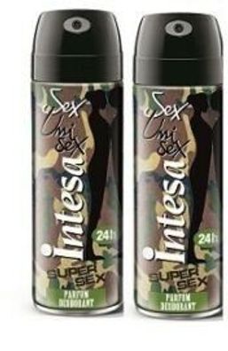 Intesa Unisex SuperSex Parfum Deodorant Spray 2 x 125 ml