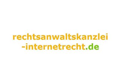 Internetdomain rechtsanwaltskanzlei-internetrecht. de
