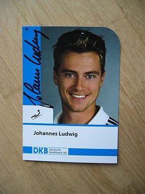 Rennrodler Johannes Ludwig - handsigniertes Autogramm!!!