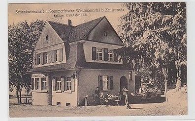 63914 Ak Schankwirtschaft & Sommerfrische Weidmannstal bei Zeulenroda 1925
