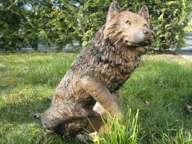 3D Bogenziel Wolf braun CSS 3D Tier