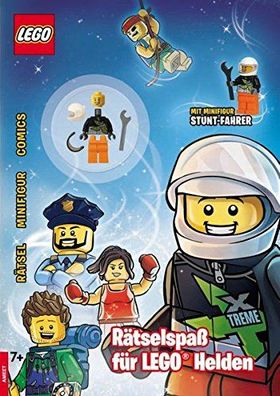 LEGO® - Rätselspaß für LEGO® Helden Rätsel Spielfigur Zeitschrift Stunt-Fahrer