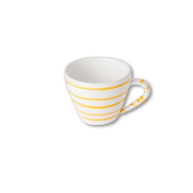 Gmundner Keramik 'Gelbgeflammt - Cappuccino Tasse Gourmet (0,16L)'
