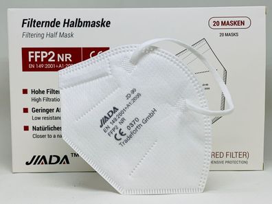 Schutzmaske FFP2 NR | FFP3 Halbmaske mit CE Kennzeichnung 20 Stück