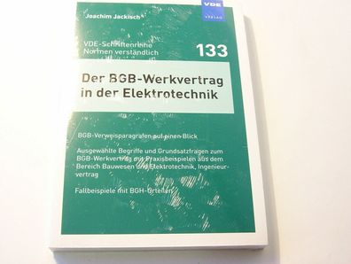 Der BGB-Werkvertrag in der Elektrotechnik von Joachim Jackisch (2017, Taschenbuc