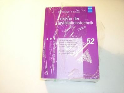 VDE Schriftenreihe 52 Lexikon der Installationstechnik 4. Ausgabe