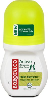 Borotalco Roberts Deo- roll-on Active Zeder & Lime 1 x 50ml ohne Alkohol