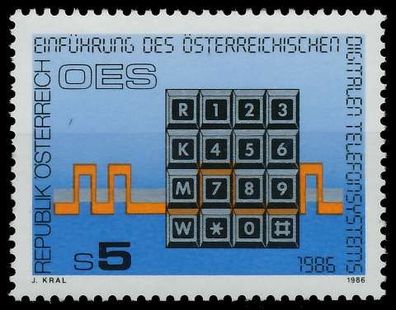 Österreich 1986 Nr 1838 postfrisch SD3050E