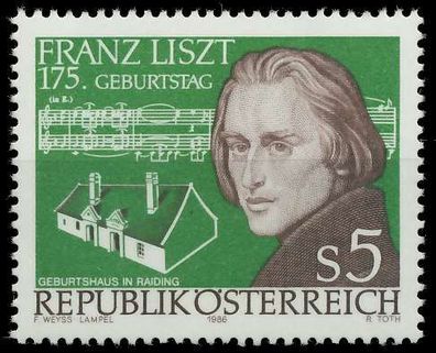 Österreich 1986 Nr 1866 postfrisch SD305EE