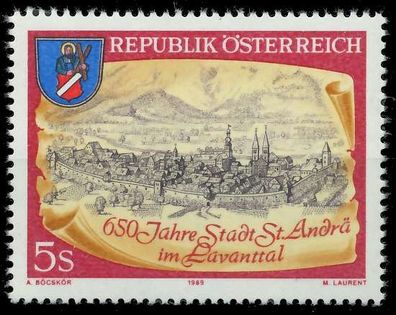 Österreich 1989 Nr 1960 postfrisch SD308DA