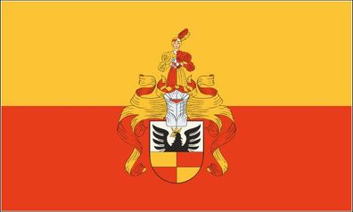 Fahne Flagge Hildesheim mit Prachtwappen Premiumqualität