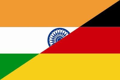 Fahne Flagge Indien-Deutschland Premiumqualität