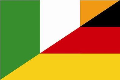 Fahne Flagge Irland-Deutschland Premiumqualität