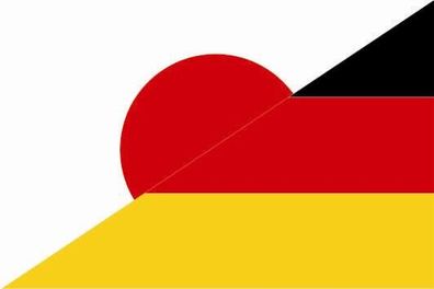 Fahne Flagge Japan-Deutschland Premiumqualität