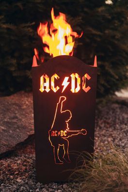 Feuerkorb AC/ DC TNT Feuertonne ACDC Feuerstelle Edelrost