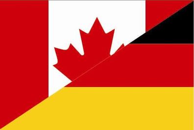 Fahne Flagge Kanada-Deutschland Premiumqualität