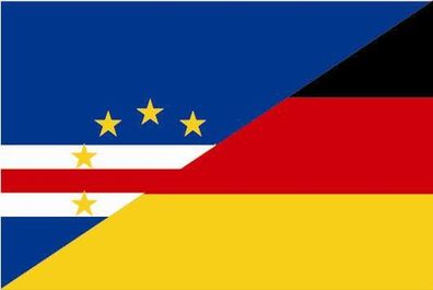 Fahne Flagge Kap Verde-Deutschland Premiumqualität