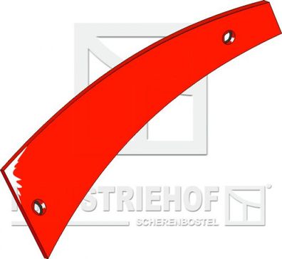 Streichblech-Streifen - links 34.0129 zu Pflugkörper-Typ V-LP (Kuhn)