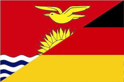 Fahne Flagge Kiribati-Deutschland Premiumqualität