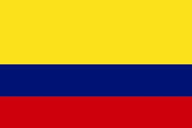 Fahne Flagge Kolumbien Premiumqualität