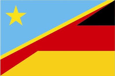 Fahne Flagge Kongo Kongo-Dem-Deutschland Premiumqualität
