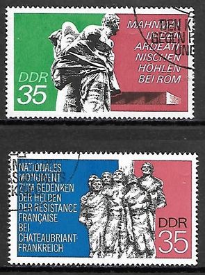 DDR gestempelt Michel-Nummer 1981-1982