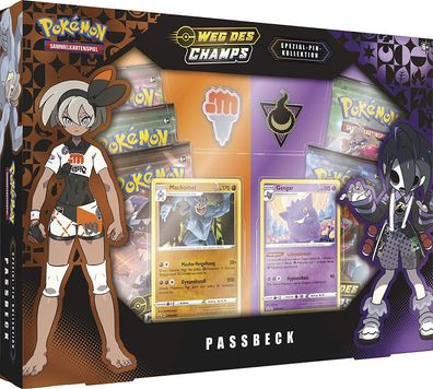 Pokémon - Weg des Champs Spezial-Pin-Kollektion: Passbeck Sammelkarten Cards