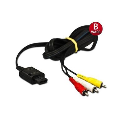 Original SUPER Nintendo 3 CINCH (CHINCH) KABEL für SNES (B - Ware)