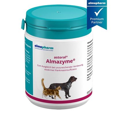 almapharm Almazyme® 120g Diät-Ergänzungsfuttermittel für Hunde und Katzen