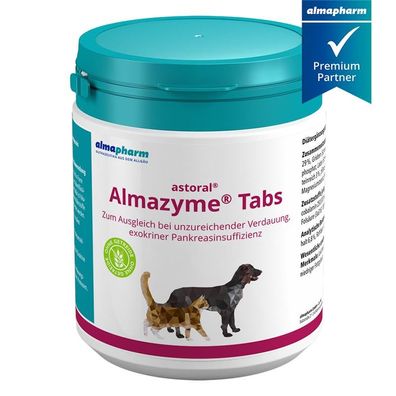 almapharm astoral® Almazyme® Tabs 650 Tabletten Diät-Futtermittel für Hunde und ...