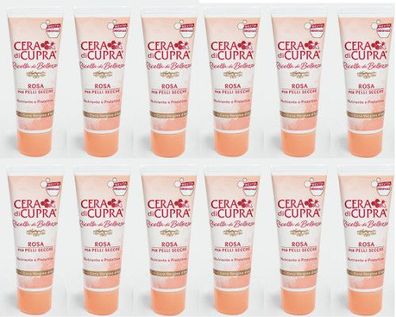 Cera di Cupra Tagescreme rosa für trockene Haut 12 x 75ml Tube
