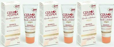 Cera di Cupra Tagescreme bianca für normale und fettige Haut 3 x 75ml Tube