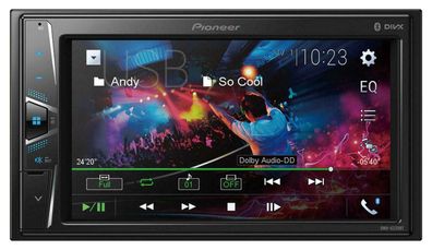 Pioneer DMH-G220BT 2-DIN MP3 Autoradio Touchscreen Bluetooth USB iPod AUX-IN