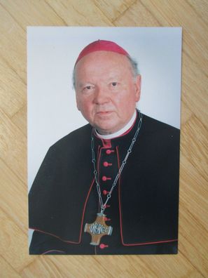 Bischof em. von Magdeburg Leopold Nowak - handsigniertes Autogramm!!!