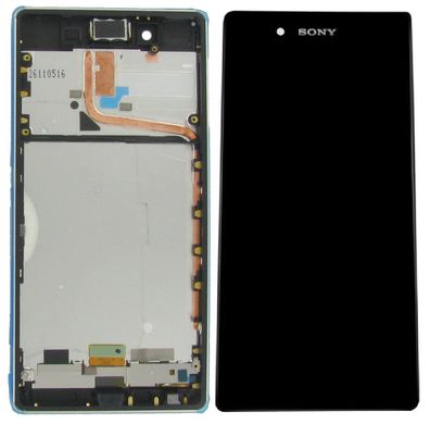 Original Sony Xperia Z3+ Z3 Plus E6553 Display LCD Rahmen Gehäuse Schwarz